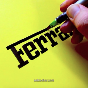 seb-lester-hand-drawn-logos-ferrari